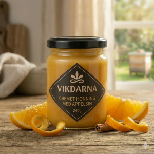 Cremet honning med appelsin